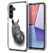 Animal Horse Print Slim Cover For Samsung Galaxy S (S24, S23, S22, S21 / Plus, FE, Ultra), Print in USA