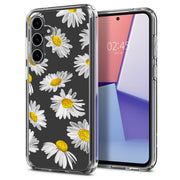 Daisy Floral Print Slim Cover For Samsung Galaxy S (S24, S23, S22, S21 / Plus, FE, Ultra), Print in USA