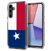 Texas Flag Print Slim Cover For Samsung Galaxy S (S24, S23, S22, S21 / Plus, FE, Ultra), Print in USA