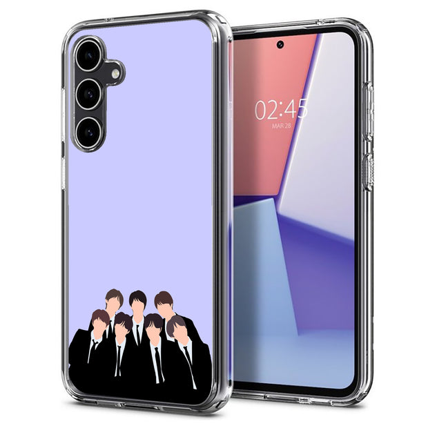 BTS KPOP 11 Print Slim Cover For Samsung Galaxy S (S24, S23, S22, S21 / Plus, FE, Ultra), Print in USA