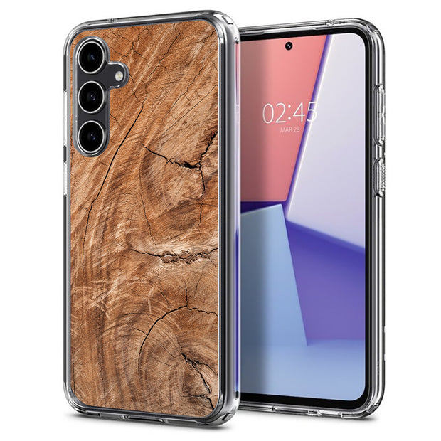 Wood 18 Print Slim Cover For Samsung Galaxy S (S24, S23, S22, S21 / Plus, FE, Ultra), Print in USA