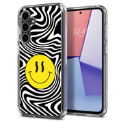 Trippy Smiley Print Slim Cover For Samsung Galaxy S (S24, S23, S22, S21 / Plus, FE, Ultra), Print in USA