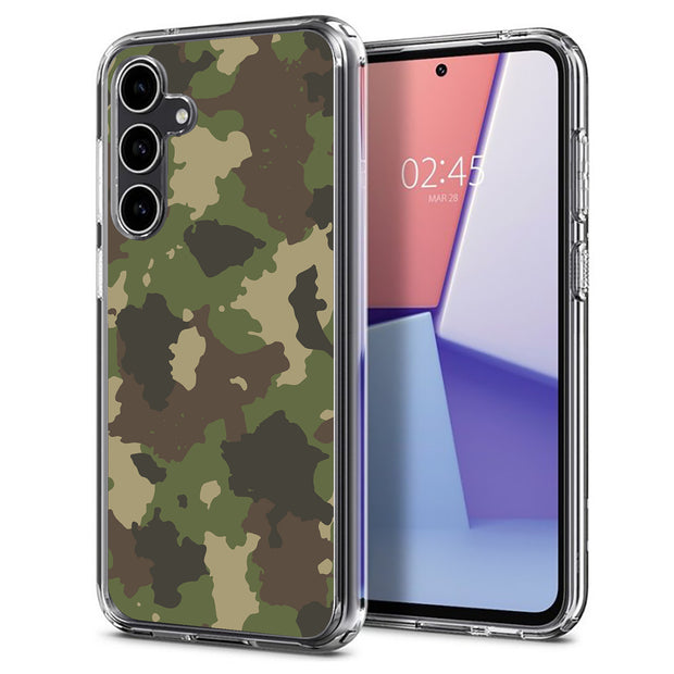 Camouflage 3 Print Slim Cover For Samsung Galaxy S (S24, S23, S22, S21 / Plus, FE, Ultra), Print in USA