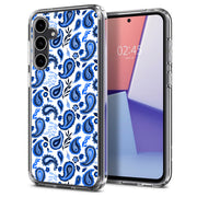 Blue Bandana Print Slim Cover For Samsung Galaxy S (S24, S23, S22, S21 / Plus, FE, Ultra), Print in USA