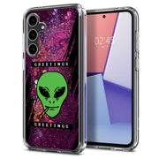 Alien Weed Print Slim Cover For Samsung Galaxy S (S24, S23, S22, S21 / Plus, FE, Ultra), Print in USA