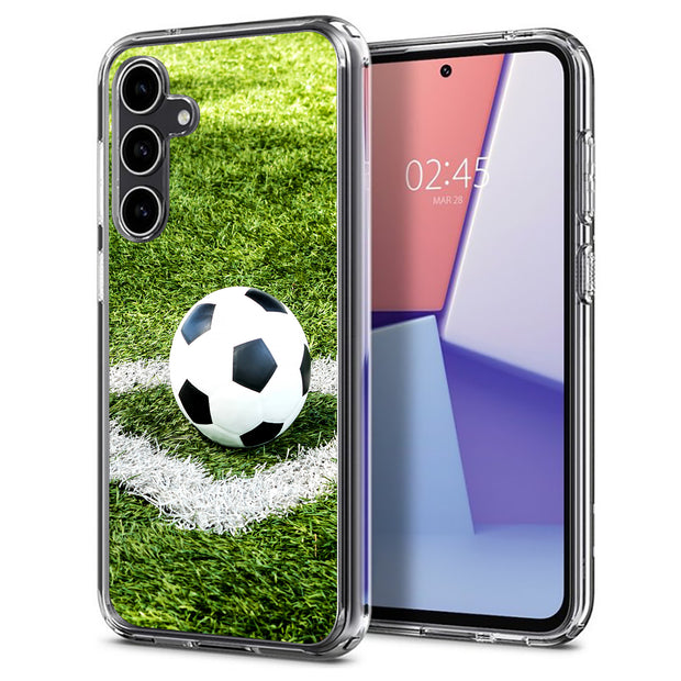 Soccer  Print Slim Cover For Samsung Galaxy S (S24, S23, S22, S21 / Plus, FE, Ultra), Print in USA