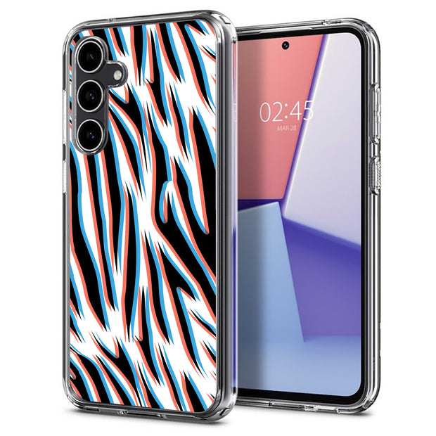 3D Zebra 3 Print Slim Cover For Samsung Galaxy S (S24, S23, S22, S21 / Plus, FE, Ultra), Print in USA