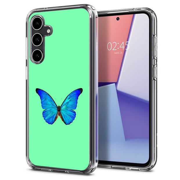 Butterfly Photo Print Slim Cover For Samsung Galaxy S (S24, S23, S22, S21 / Plus, FE, Ultra), Print in USA