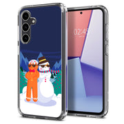 Cool Snowman Print Slim Cover For Samsung Galaxy S (S24, S23, S22, S21 / Plus, FE, Ultra), Print in USA