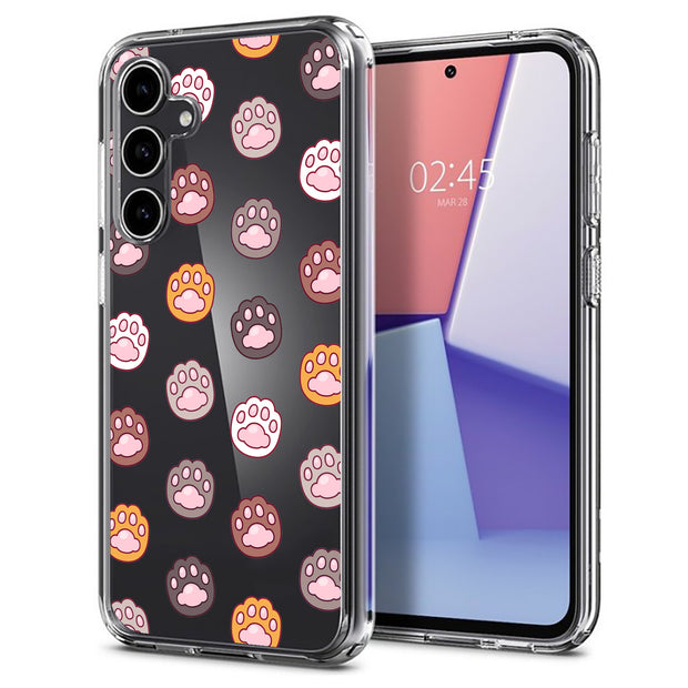 Cat Paw 3 Print Slim Cover For Samsung Galaxy S (S24, S23, S22, S21 / Plus, FE, Ultra), Print in USA