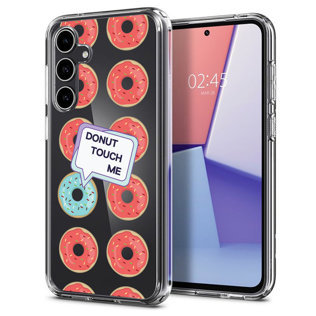 No Touch Donut Print Slim Cover For Samsung Galaxy S (S24, S23, S22, S21 / Plus, FE, Ultra), Print in USA