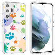 Paw Color  Print Slim Cover For Samsung Galaxy S (S24, S23, S22, S21 / Plus, FE, Ultra), Print in USA