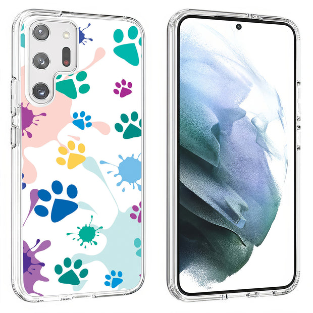 Paw Color 2 Print Slim Cover For Samsung Galaxy S (S24, S23, S22, S21 / Plus, FE, Ultra), Print in USA