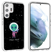 Pew Pew Alien Print Slim Cover For Samsung Galaxy S (S24, S23, S22, S21 / Plus, FE, Ultra), Print in USA