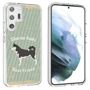 Husky Dog Print Slim Cover For Samsung Galaxy S (S24, S23, S22, S21 / Plus, FE, Ultra), Print in USA