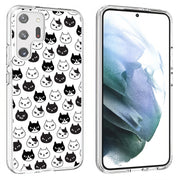 Cute Kitten Print Slim Cover For Samsung Galaxy S (S24, S23, S22, S21 / Plus, FE, Ultra), Print in USA