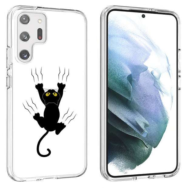 Cat Scratch Print Slim Cover For Samsung Galaxy S (S24, S23, S22, S21 / Plus, FE, Ultra), Print in USA
