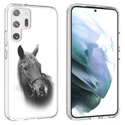 Animal Horse Print Slim Cover For Samsung Galaxy S (S24, S23, S22, S21 / Plus, FE, Ultra), Print in USA