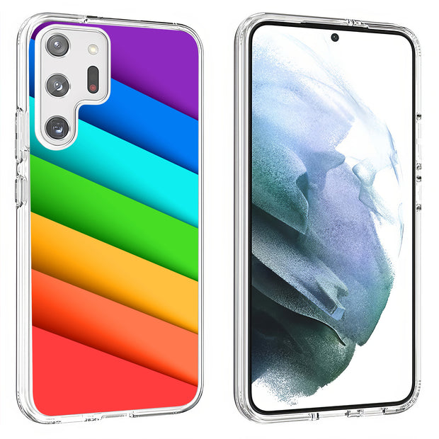 Rainbow Pride Print Slim Cover For Samsung Galaxy S (S24, S23, S22, S21 / Plus, FE, Ultra), Print in USA