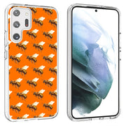 Bee Pattern Print Slim Cover For Samsung Galaxy S (S24, S23, S22, S21 / Plus, FE, Ultra), Print in USA