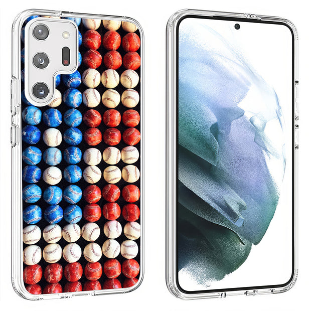 USA Baseball Print Slim Cover For Samsung Galaxy S (S24, S23, S22, S21 / Plus, FE, Ultra), Print in USA