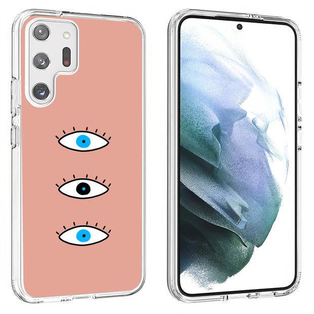 Evil Eye Blue Print Slim Cover For Samsung Galaxy S (S24, S23, S22, S21 / Plus, FE, Ultra), Print in USA