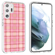 Plaid Pattern 4 Print Slim Cover For Samsung Galaxy S (S24, S23, S22, S21 / Plus, FE, Ultra), Print in USA