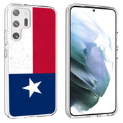 Texas Flag Print Slim Cover For Samsung Galaxy S (S24, S23, S22, S21 / Plus, FE, Ultra), Print in USA