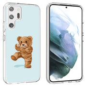 Teddy Fight Print Slim Cover For Samsung Galaxy S (S24, S23, S22, S21 / Plus, FE, Ultra), Print in USA