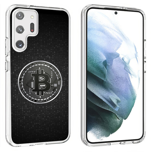 Bitcoin Crypto1 Print Slim Cover For Samsung Galaxy S (S24, S23, S22, S21 / Plus, FE, Ultra), Print in USA