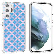 Petals Blue Print Slim Cover For Samsung Galaxy S (S24, S23, S22, S21 / Plus, FE, Ultra), Print in USA