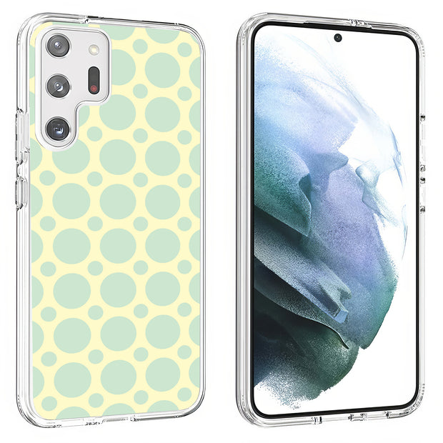 Turtle Circle Print Slim Cover For Samsung Galaxy S (S24, S23, S22, S21 / Plus, FE, Ultra), Print in USA