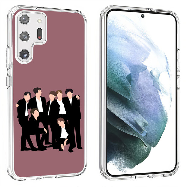 BTS Bangtan 15 Print Slim Cover For Samsung Galaxy S (S24, S23, S22, S21 / Plus, FE, Ultra), Print in USA