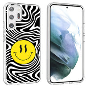 Trippy Smiley Print Slim Cover For Samsung Galaxy S (S24, S23, S22, S21 / Plus, FE, Ultra), Print in USA