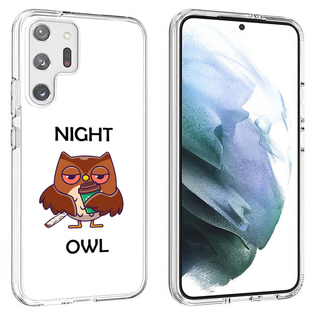 Night Owl  Print Slim Cover For Samsung Galaxy S (S24, S23, S22, S21 / Plus, FE, Ultra), Print in USA