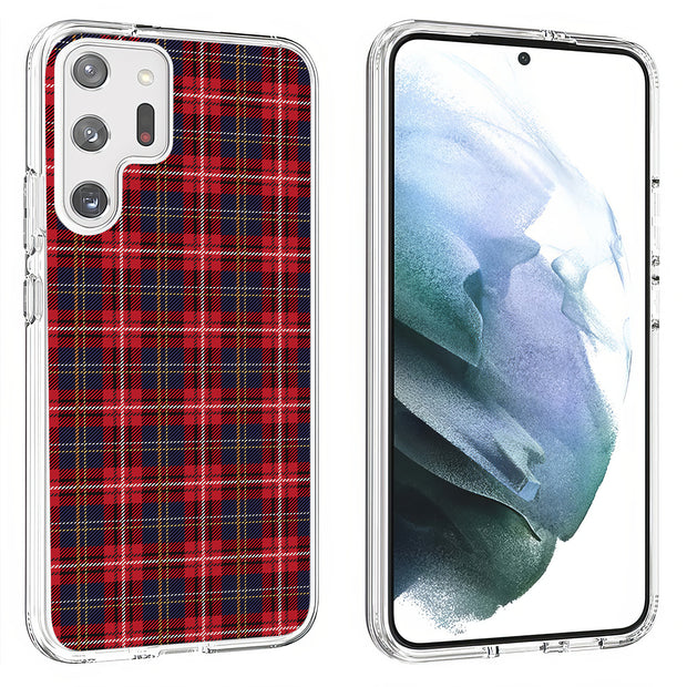 Classic Plaid 1 Print Slim Cover For Samsung Galaxy S (S24, S23, S22, S21 / Plus, FE, Ultra), Print in USA