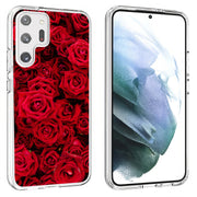 Red Rose Bush Print Slim Cover For Samsung Galaxy S (S24, S23, S22, S21 / Plus, FE, Ultra), Print in USA