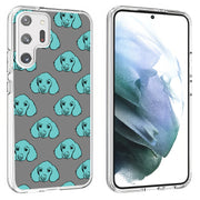 Blue Dog Print Slim Cover For Samsung Galaxy S (S24, S23, S22, S21 / Plus, FE, Ultra), Print in USA