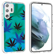 Marijuana Blue Print Slim Cover For Samsung Galaxy S (S24, S23, S22, S21 / Plus, FE, Ultra), Print in USA