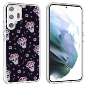 Skull Floral 1 Print Slim Cover For Samsung Galaxy S (S24, S23, S22, S21 / Plus, FE, Ultra), Print in USA