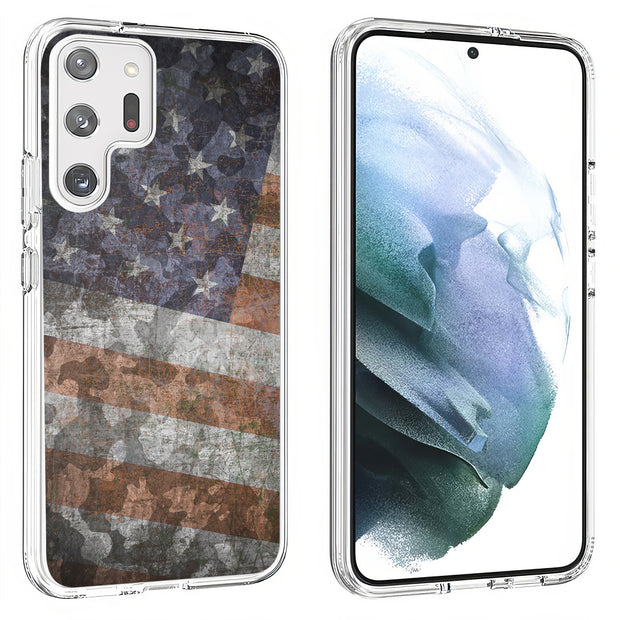 American Flag 2 Print Slim Cover For Samsung Galaxy S (S24, S23, S22, S21 / Plus, FE, Ultra), Print in USA