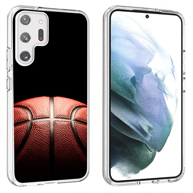 Basketball Fade Print Slim Cover For Samsung Galaxy S (S24, S23, S22, S21 / Plus, FE, Ultra), Print in USA