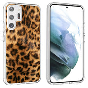 Leopard Skin Print Slim Cover For Samsung Galaxy S (S24, S23, S22, S21 / Plus, FE, Ultra), Print in USA