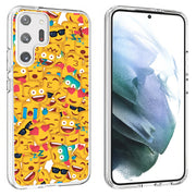 Square Emojis Print Slim Cover For Samsung Galaxy S (S24, S23, S22, S21 / Plus, FE, Ultra), Print in USA