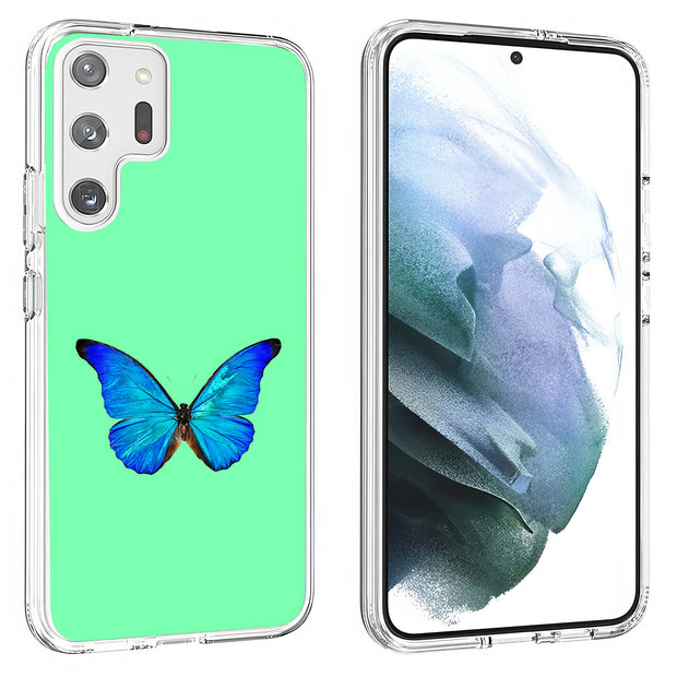 Butterfly Photo Print Slim Cover For Samsung Galaxy S (S24, S23, S22, S21 / Plus, FE, Ultra), Print in USA