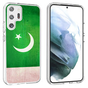 Pakistan Flag Print Slim Cover For Samsung Galaxy S (S24, S23, S22, S21 / Plus, FE, Ultra), Print in USA