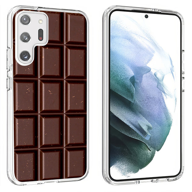 Chocolate Print Slim Cover For Samsung Galaxy S (S24, S23, S22, S21 / Plus, FE, Ultra), Print in USA