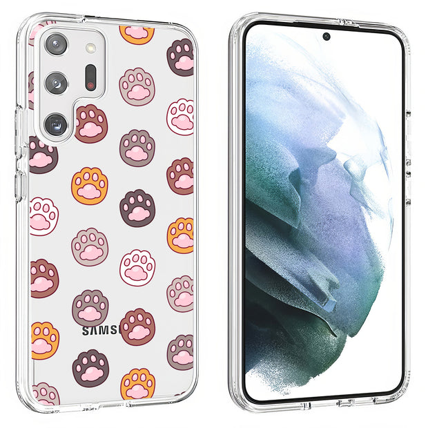 Cat Paw 3 Print Slim Cover For Samsung Galaxy S (S24, S23, S22, S21 / Plus, FE, Ultra), Print in USA