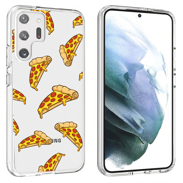 Yummy Pizza Print Slim Cover For Samsung Galaxy S (S24, S23, S22, S21 / Plus, FE, Ultra), Print in USA