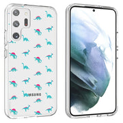 Cute Dinosaur Print Slim Cover For Samsung Galaxy S (S24, S23, S22, S21 / Plus, FE, Ultra), Print in USA